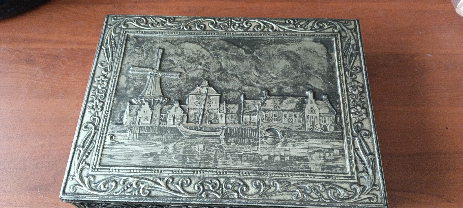 Vintage blikken doos New York World's Fair 1939 Holland, Ophalen of Verzenden