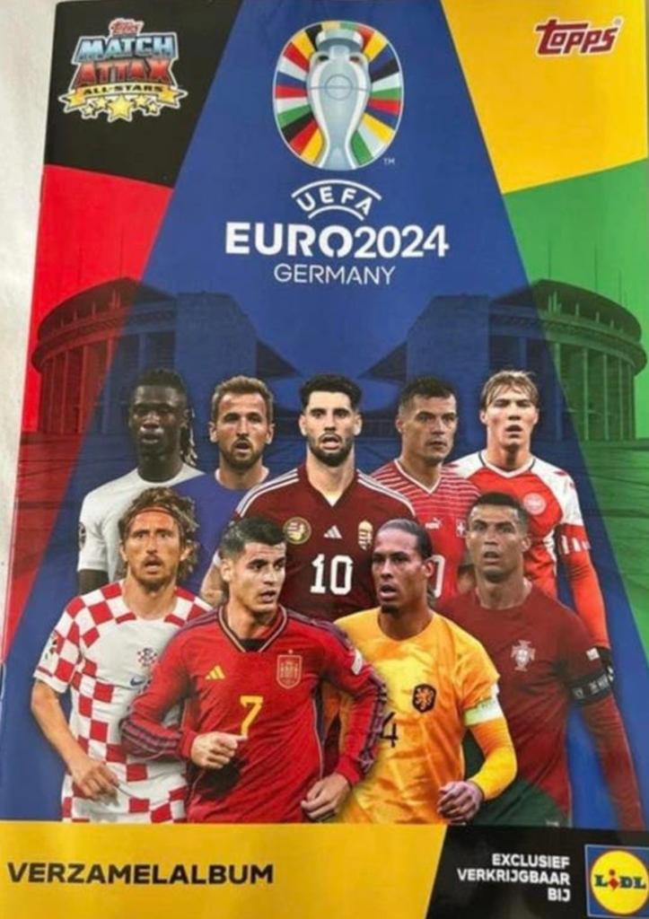 EURO 2024 VOETBALALBUM, Verzamelen, Ophalen of Verzenden, Zo goed als nieuw, Buitenlandse clubs
