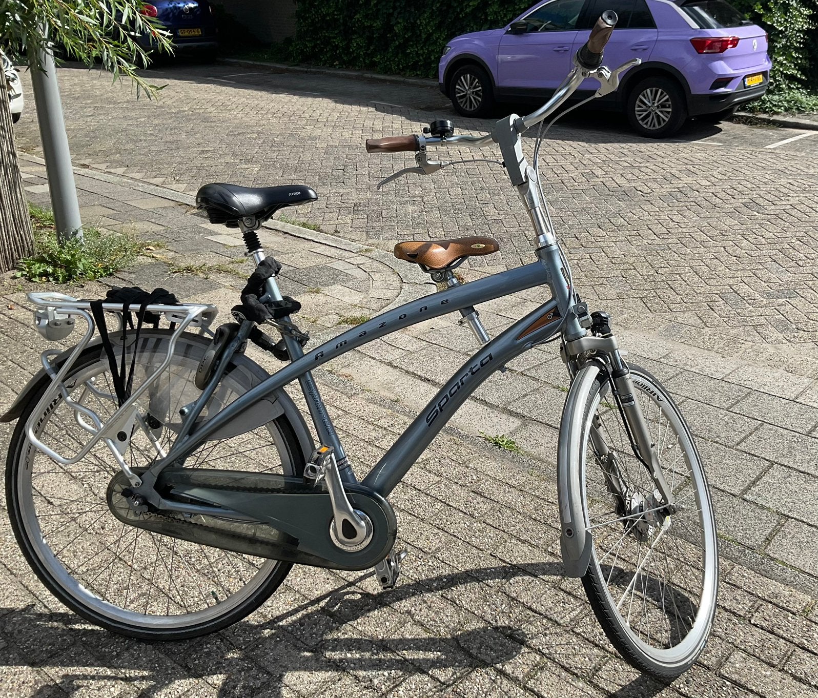 Sparta Amazone/ Papazone herenfiets, Fietsen en Brommers, Ophalen, Sparta, Gebruikt, Versnellingen