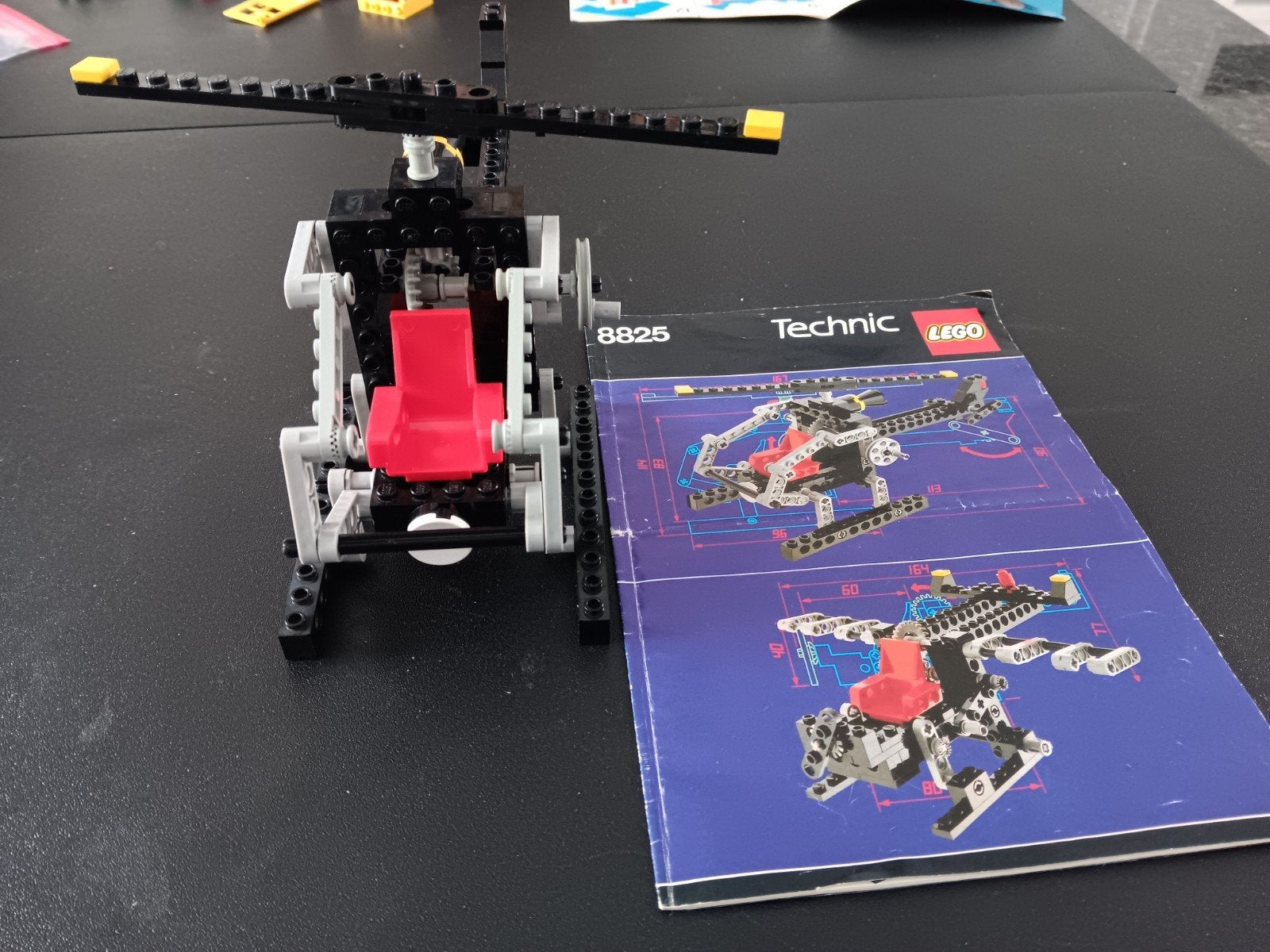 LEGO Technic 8825 Helikopter met handleiding, Ophalen of Verzenden, Gebruikt, Overige merken