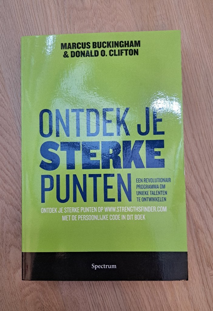 M. Buckingham & D.O. Clifton - ontdek je sterke punten, M. Buckingham & D.O. Clifton, Zo goed als nieuw, Gamma, HBO