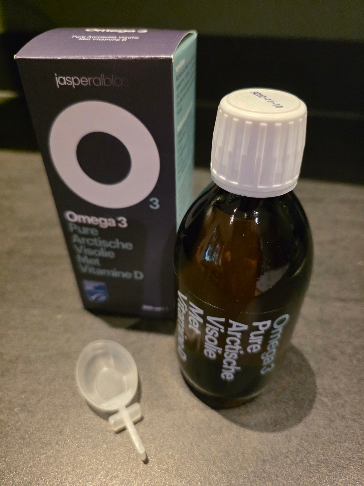 Jasper Alblas Omega 3 pure arctische visolie met vitamine D, Ophalen of Verzenden, Nieuw, Overige typen