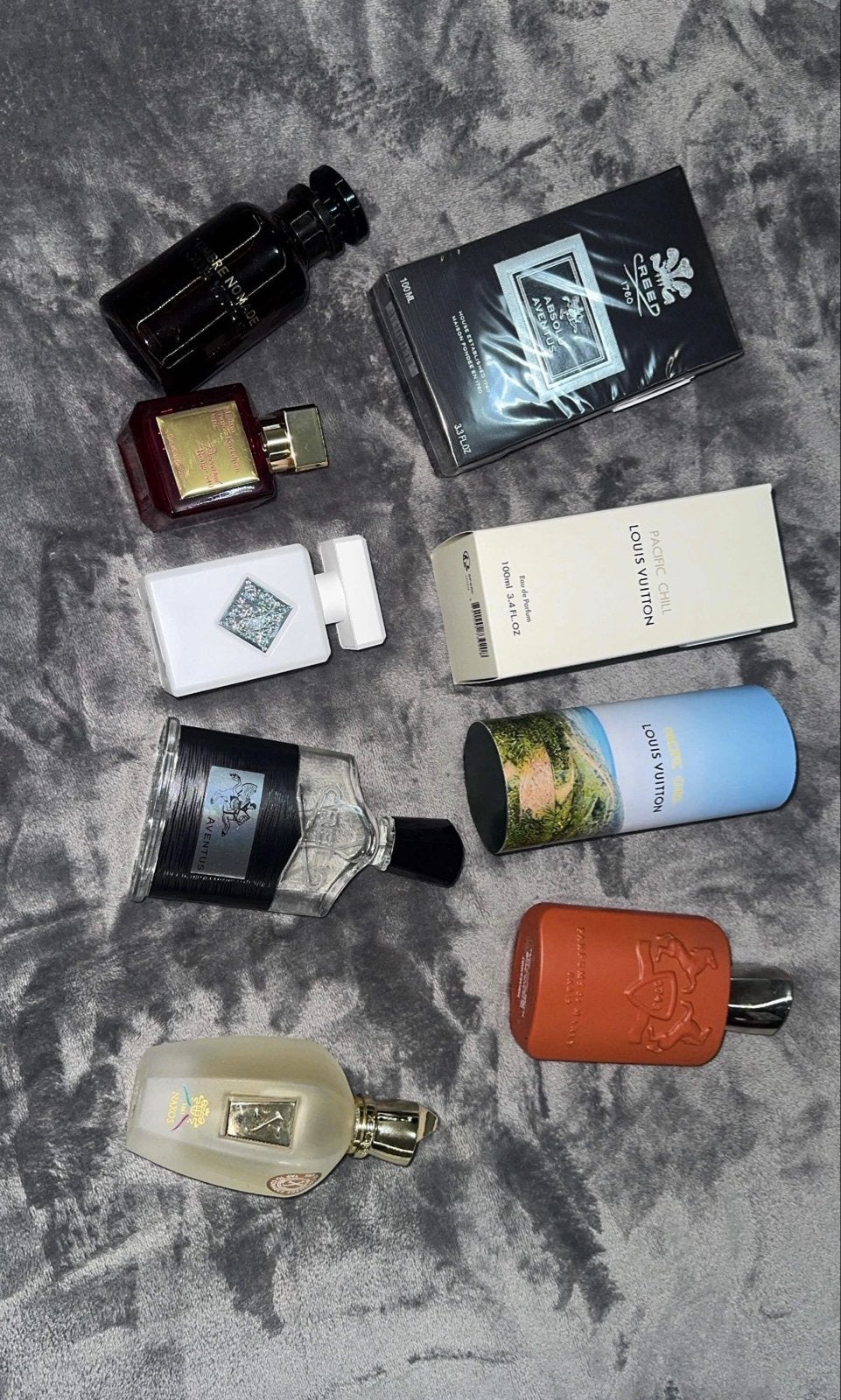 Diverse collectie luxe parfums: Creed, Louis Vuitton, Xerjof, Ophalen of Verzenden, Gebruikt