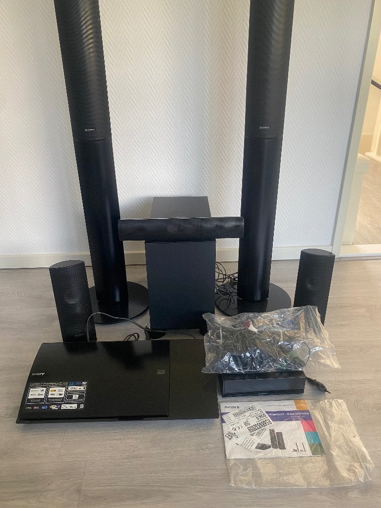 Homecinemaset sony 5.1 BDV- E980w, Ophalen, Gebruikt, Blu-ray-speler, 70 watt of meer