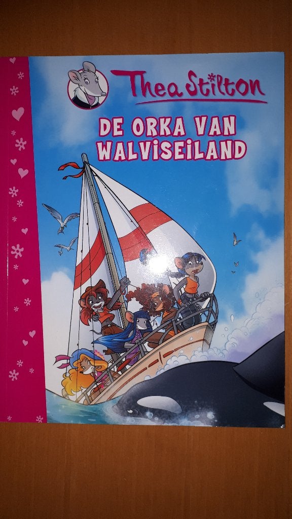 Thea Stilton, de Orka van Walviseiland, Boeken, Ophalen of Verzenden, Zo goed als nieuw, Thea Stilton, Fictie algemeen