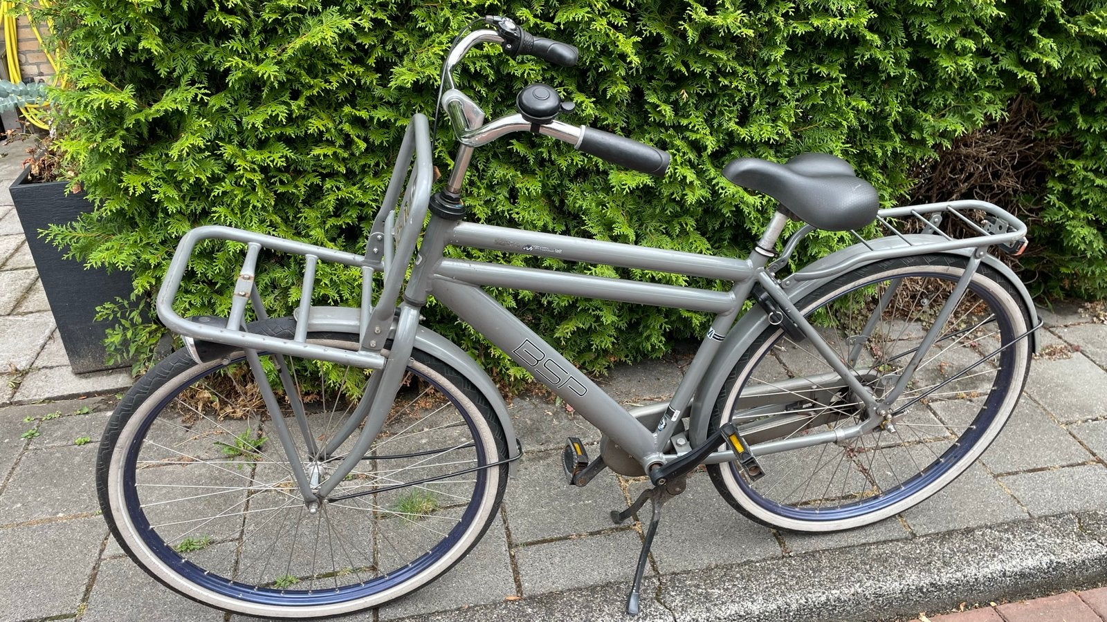 BSP Metropolis transport herenfiets -50 cm- 3 versnellingen, Overige merken, Terugtraprem, Gebruikt, Versnellingen