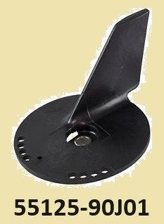 55125-90J01 Suzuki Trim tab voor DF60 tm 140 pk. € 14,95, Ophalen of Verzenden, Nieuw, Motor en Techniek