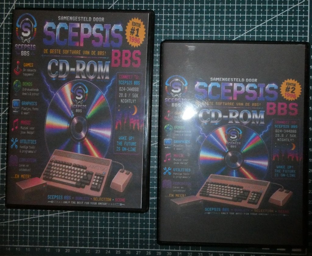 Commodore Amiga Cd-rom Scepsis BBS Software Vintage Retro, Computers en Software, Vintage Computers, Ophalen of Verzenden