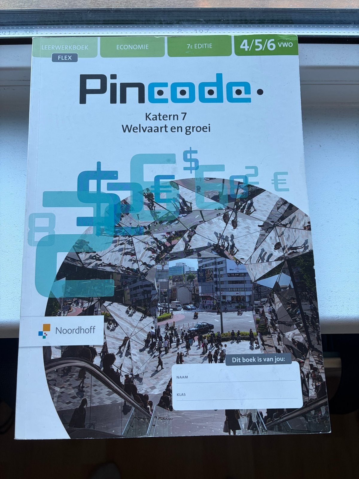 Pincode Economie 4/5/6 VWO - Katern 7 Welvaart en groei, Ophalen of Verzenden, Zo goed als nieuw, VWO, Economie