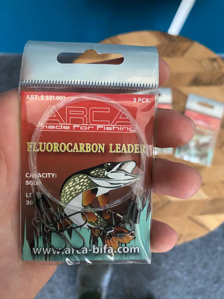 Arca Fluor Carbon Leader 30cm 50lbs, D, Overige typen, Nieuw, Ophalen of Verzenden