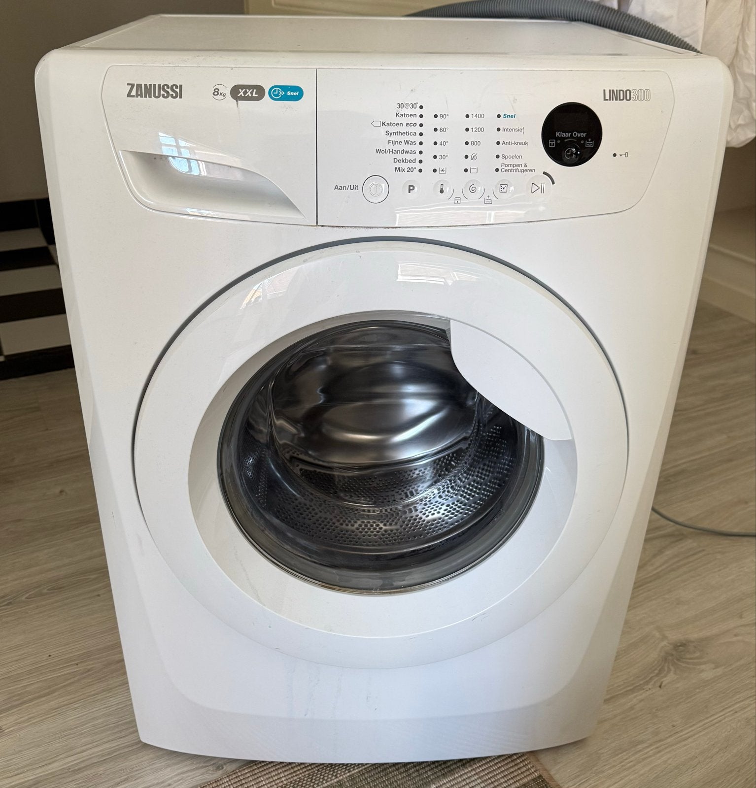 Zanussi Lindo 300 Wasmachine 8 kg - Goede staat, Witgoed en Apparatuur, Wasmachines, 8 tot 10 kg, Ophalen, Gebruikt, Voorlader