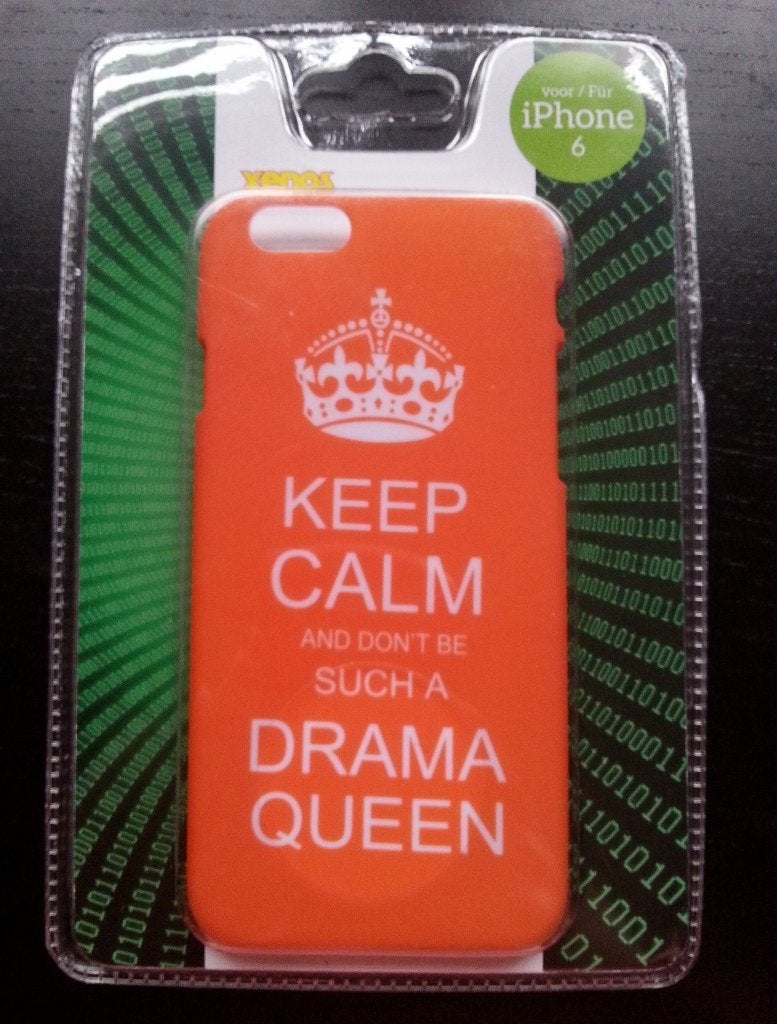 Keep calm and don't be such a drama queen voor de iPhone 6, Telecommunicatie, Mobiele telefoons | Hoesjes en Frontjes | Apple iPhone