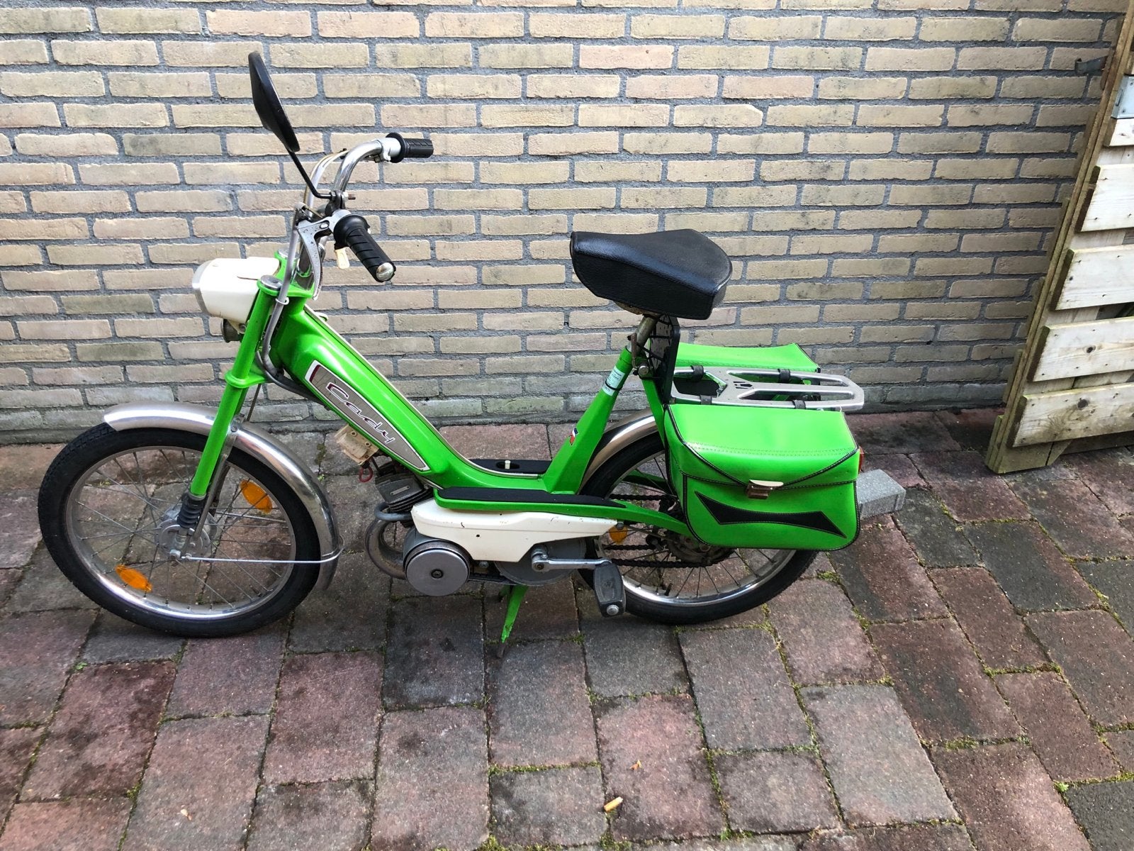 Mobylette Cady ( Motobecane )- bromfiets met fietstassen, Ophalen of Verzenden, Gebruikt, Maximaal 25 km/u