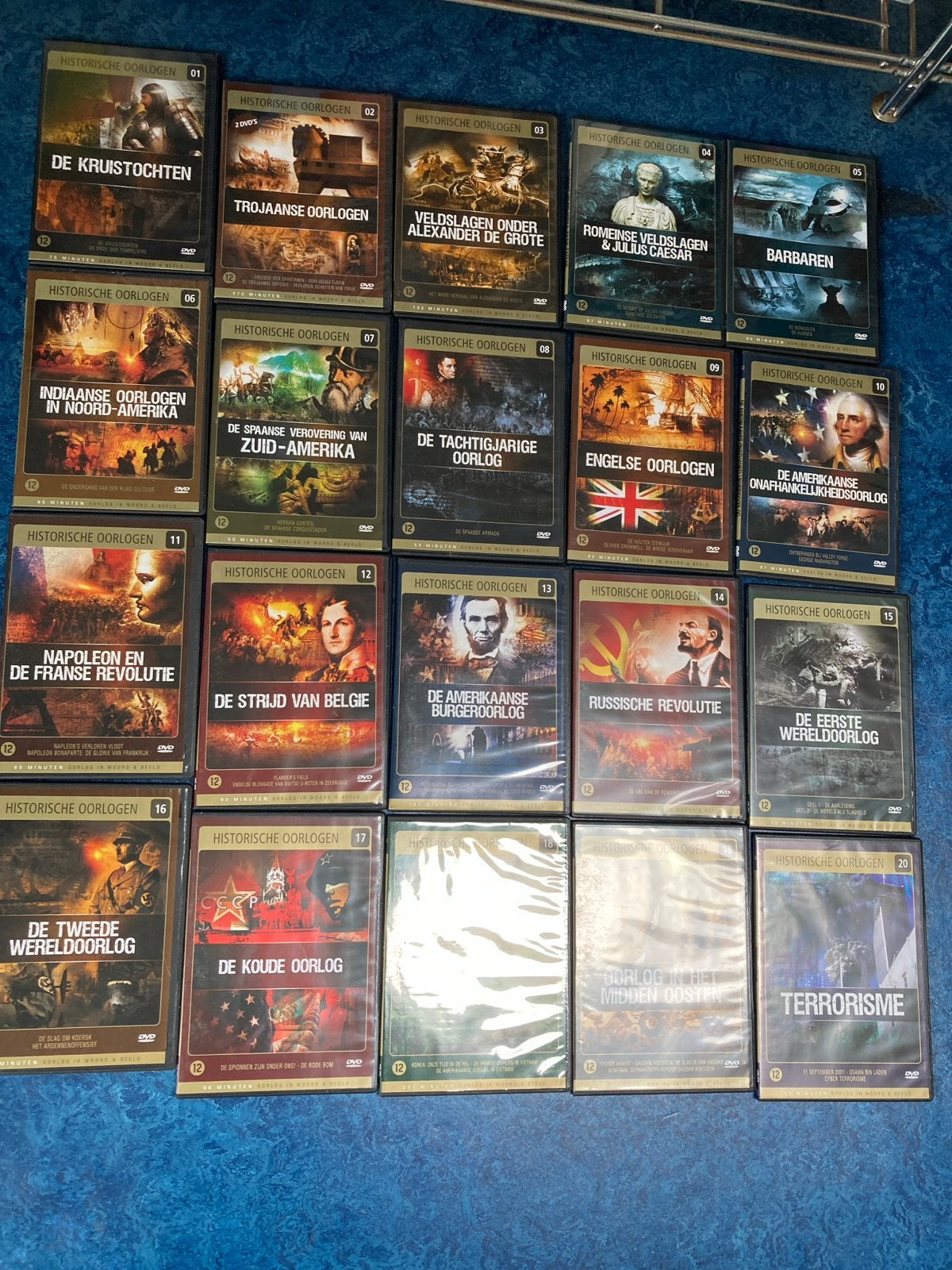 Historische Oorlogen DVD Boxset (20 DVD's), Gebruikt, Ophalen of Verzenden, Politiek of Geschiedenis, Vanaf 12 jaar