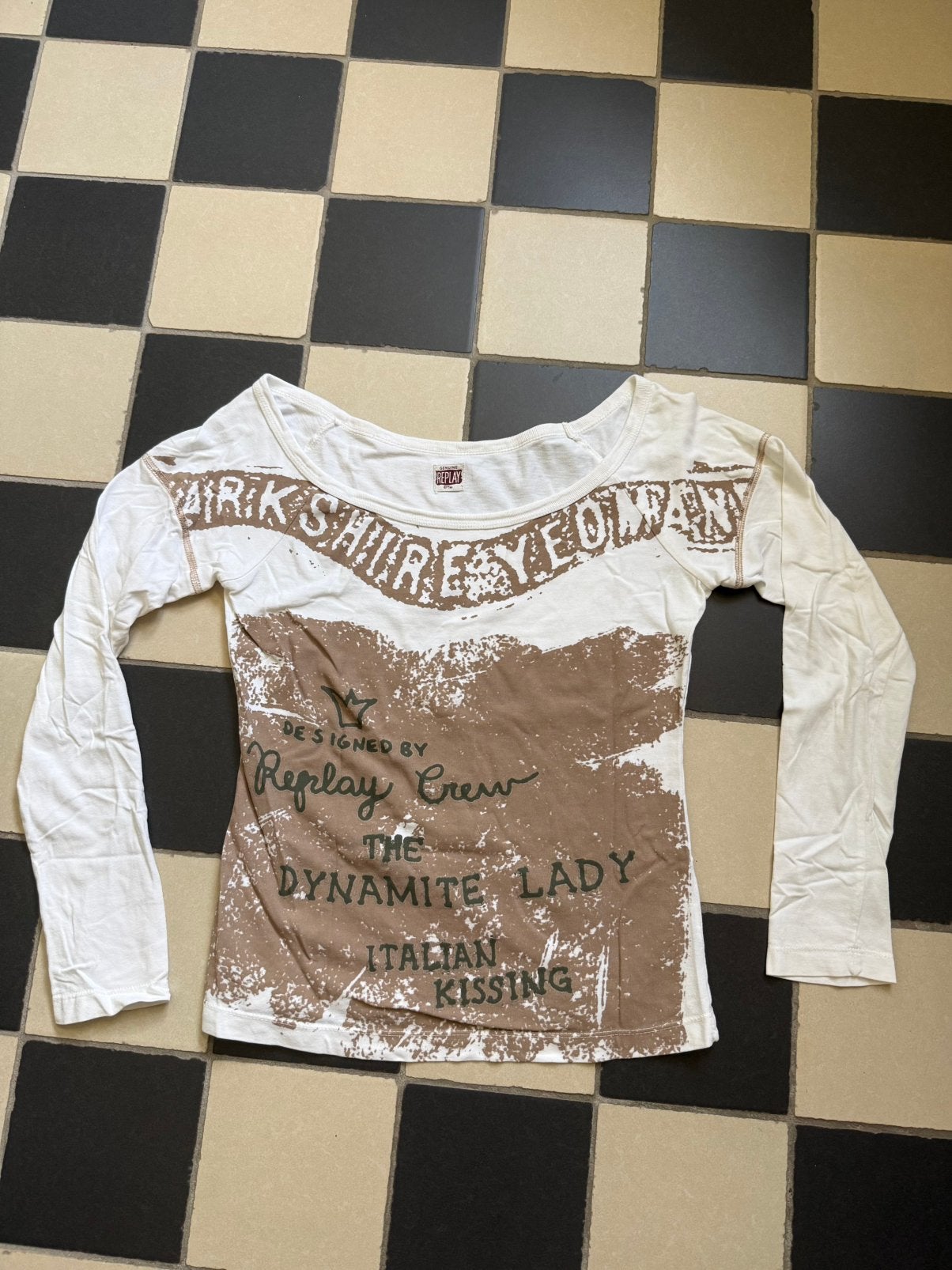 Replay shirt, Maat 38/40 (M), Wit, Ophalen of Verzenden, Zo goed als nieuw