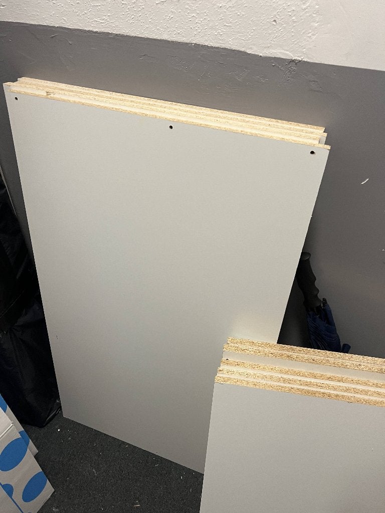 4 stuks Ikea komplement plank 100x58cm incl. scharnieren, Ophalen, Gebruikt, 50 tot 100 cm, Minder dan 100 cm