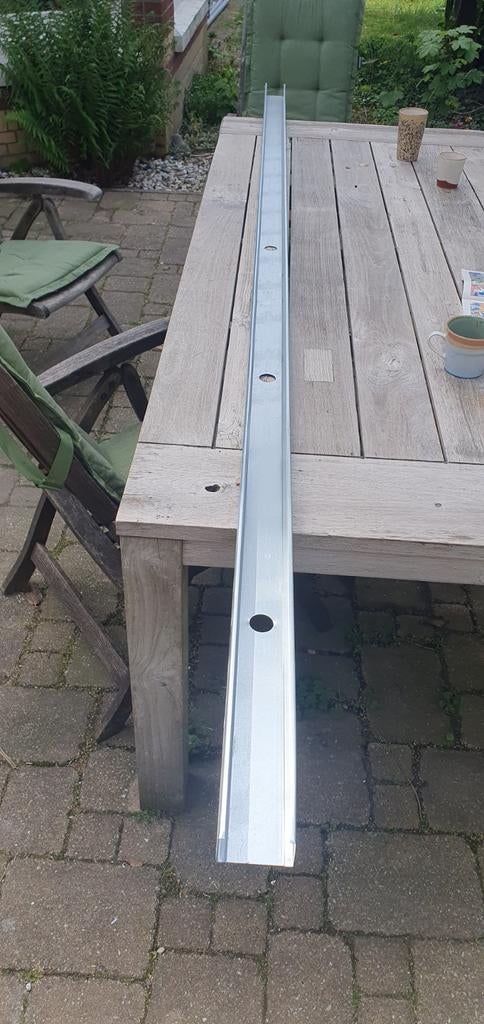 Metal stud profiel 300x7 cm - Gegalvaniseerd staal, Ophalen of Verzenden, Nieuw, IJzer