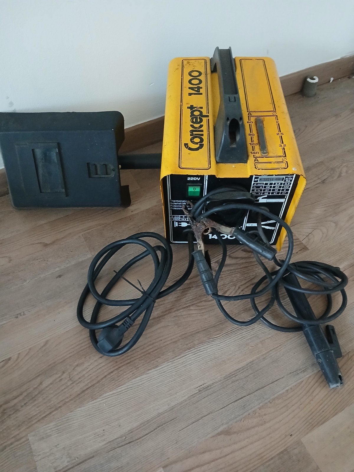 concept 1400 lasapparaat booglasaparaat, Ophalen, Minder dan 150 ampère, Elektroden