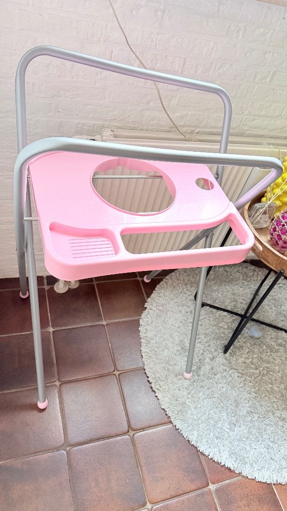 Bebe jou bad met standaard roze met olifantje, Kinderen en Baby's, Badjes en Verzorging, Ophalen, Nieuw, Badje, Bébé-jou