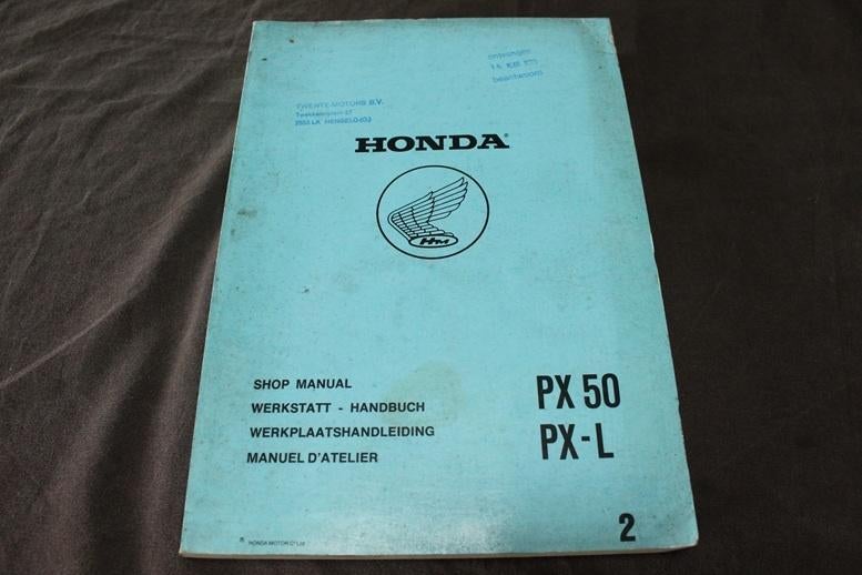 Honda PX50 PX-L 1982 werkplaatshandleiding shop manual PX 50, Ophalen of Verzenden, Nieuw