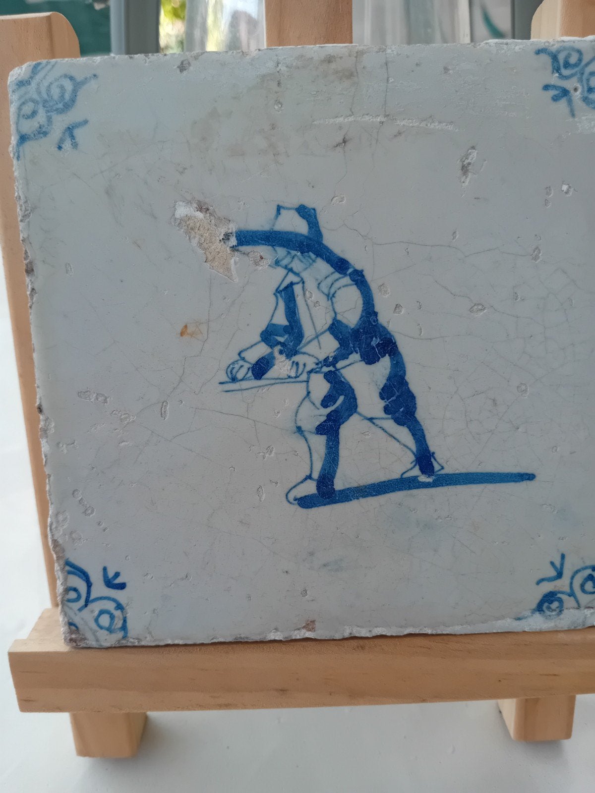 jongen kinderspelen, Antiek en Kunst, Antiek | Wandborden en Tegels, Ophalen
