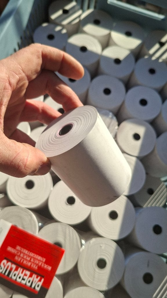 RUIM 400x papieren kassarollen paperplus thermisch, Ophalen, ,, Nieuw, ,