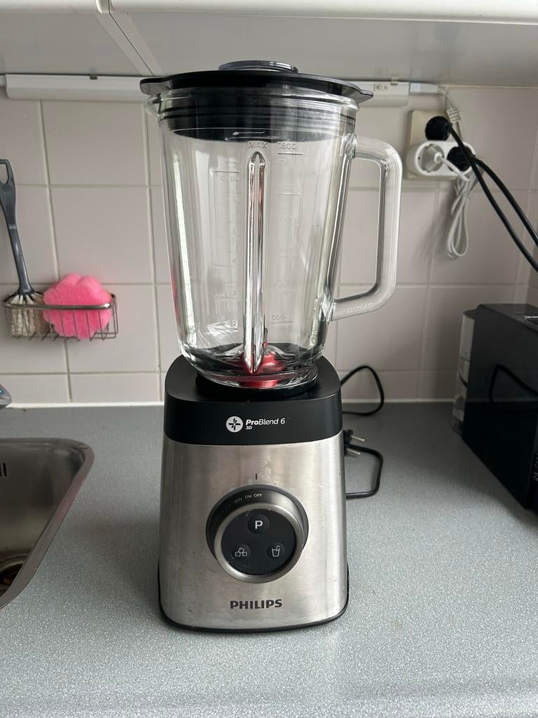 Philips Blender ProBlend 6 3D - Krachtige Keukenmachine, Witgoed en Apparatuur, Blenders, Ophalen, Gebruikt, Blender