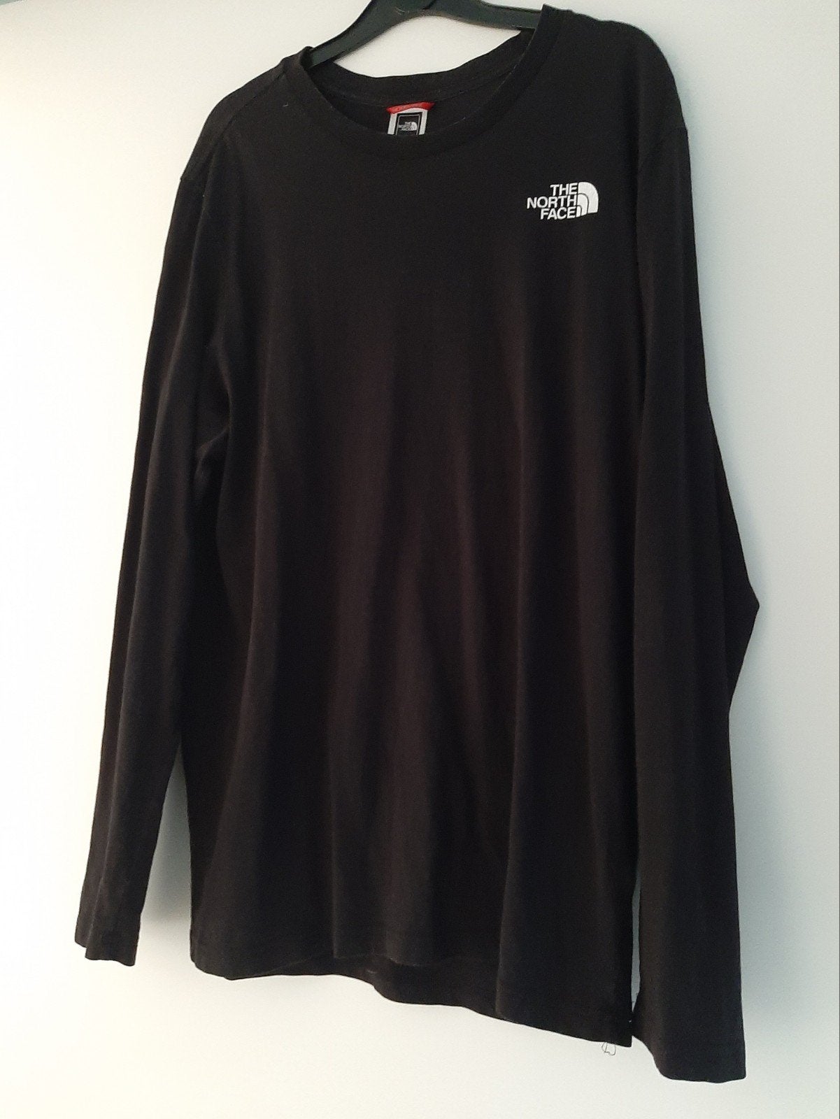 Zwart North Face longsleeve maat M, Maat 48/50 (M), Zwart, Ophalen of Verzenden, Zo goed als nieuw