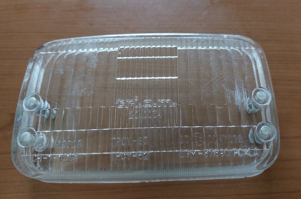 Puch P1 glas (kunststof) voor koplamp, Ophalen of Verzenden, Gebruikt, Koplamp