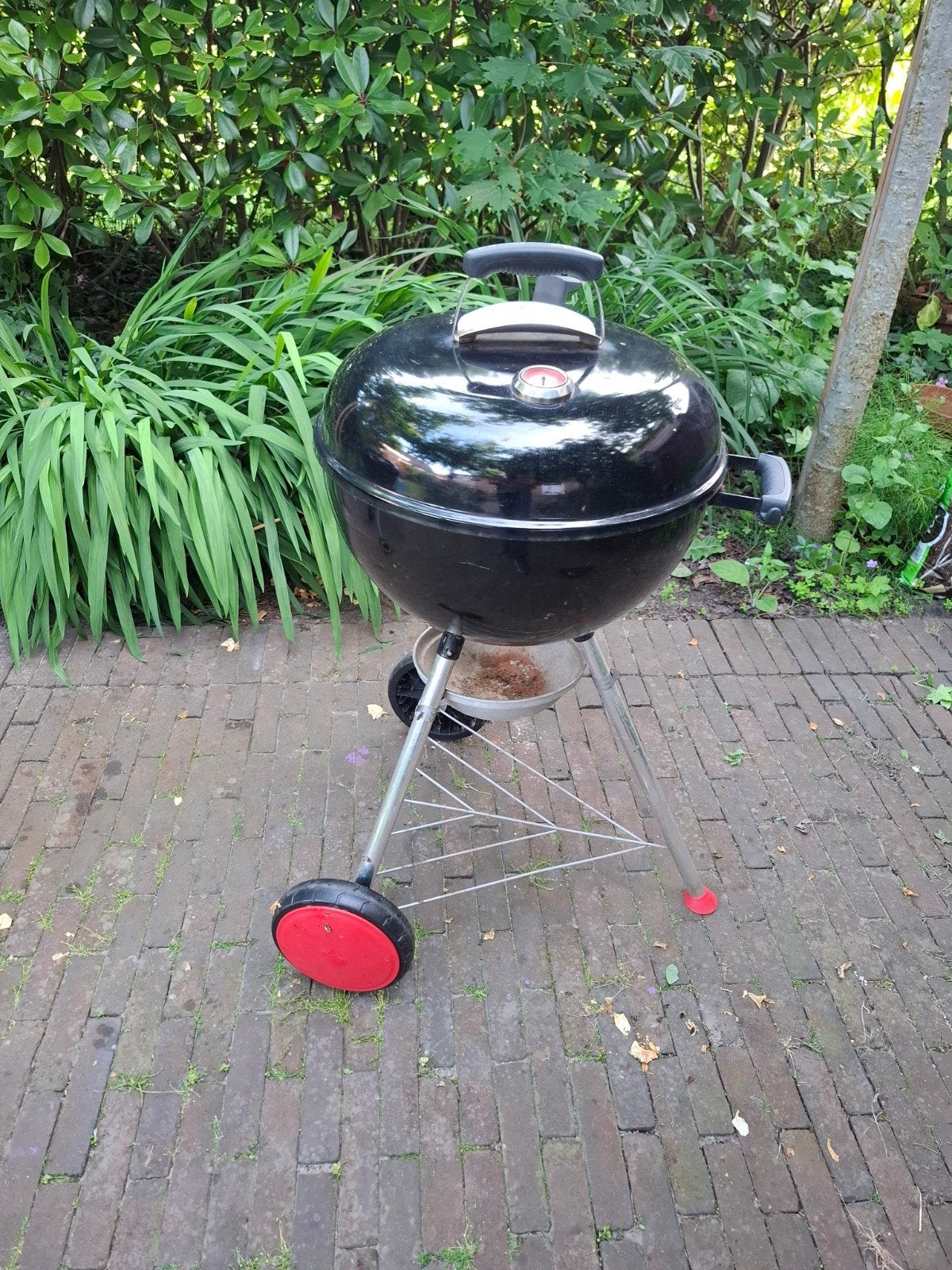 Weber bbq zonder rooster, Ophalen