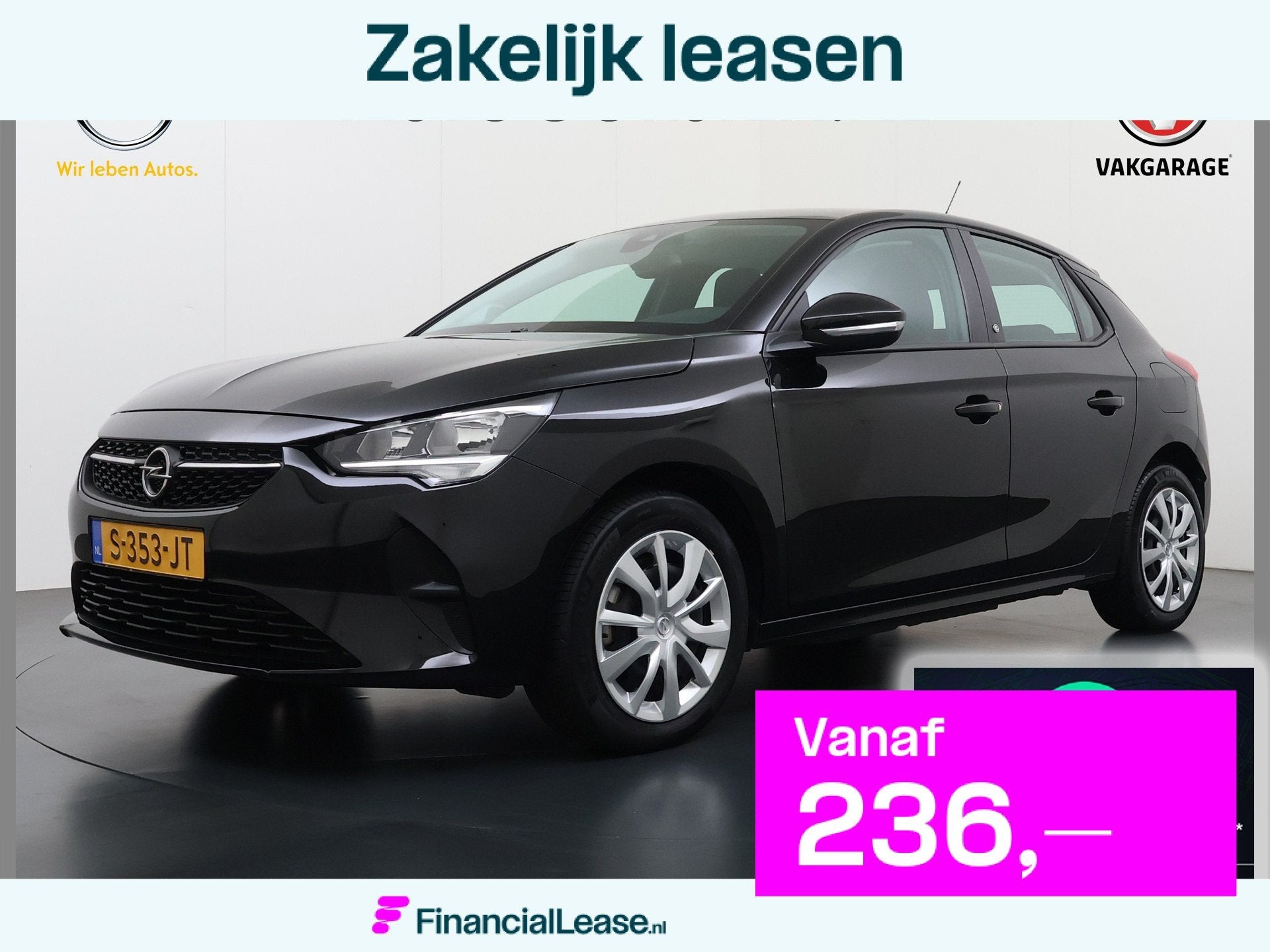 Opel Corsa-e Electric 50kWh SOH 97% Navi Keyless Dab Bordher, 330 km, Gebruikt, Zwart, 24 min
