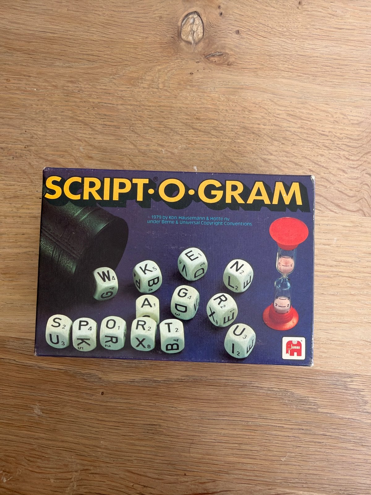 Script-O-Gram Woordspel - Vintage Letterdobbelstenen, Een of twee spelers, Ophalen of Verzenden, Gebruikt