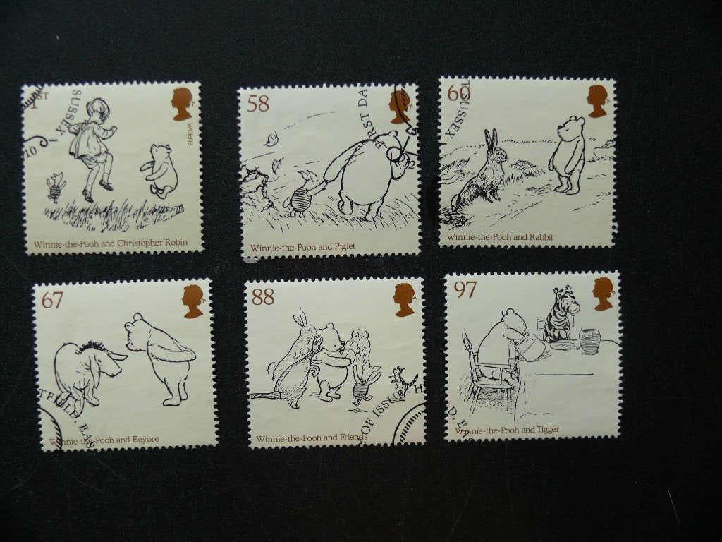 UK / Engeland 2010 Winnie the Pooh, Postzegels en Munten, Verzenden, Gestempeld