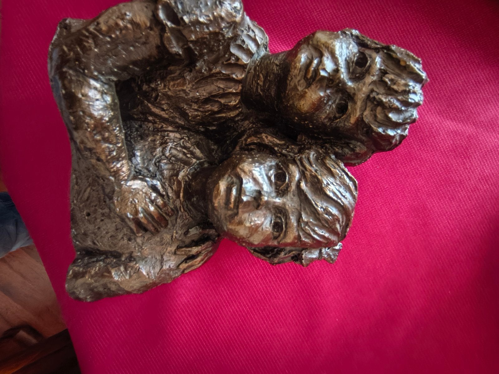 Koud gegoten bronzen beeld 'SKUNEN 78', Antiek en Kunst, Kunst | Beelden en Houtsnijwerken, Ophalen, Overige onderwerpen, Minder dan 20 cm