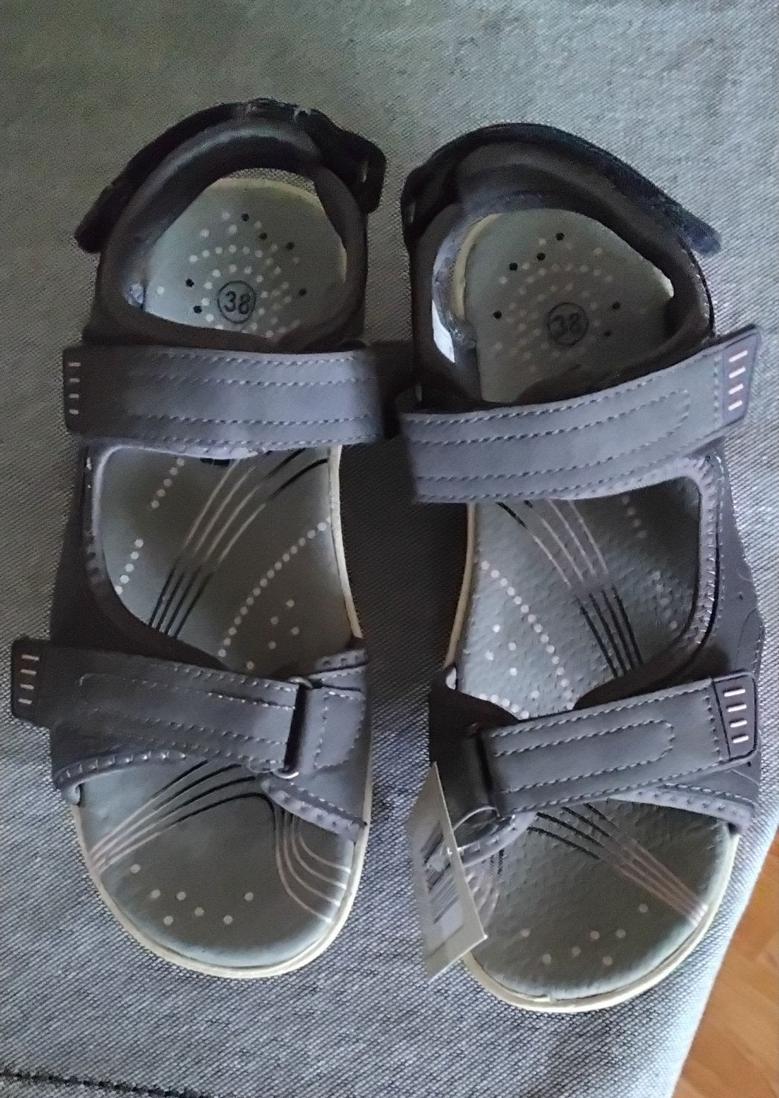 te koop sandalen maat 38. zie foto, Ophalen, Nieuw, Sandalen of Muiltjes, Grijs