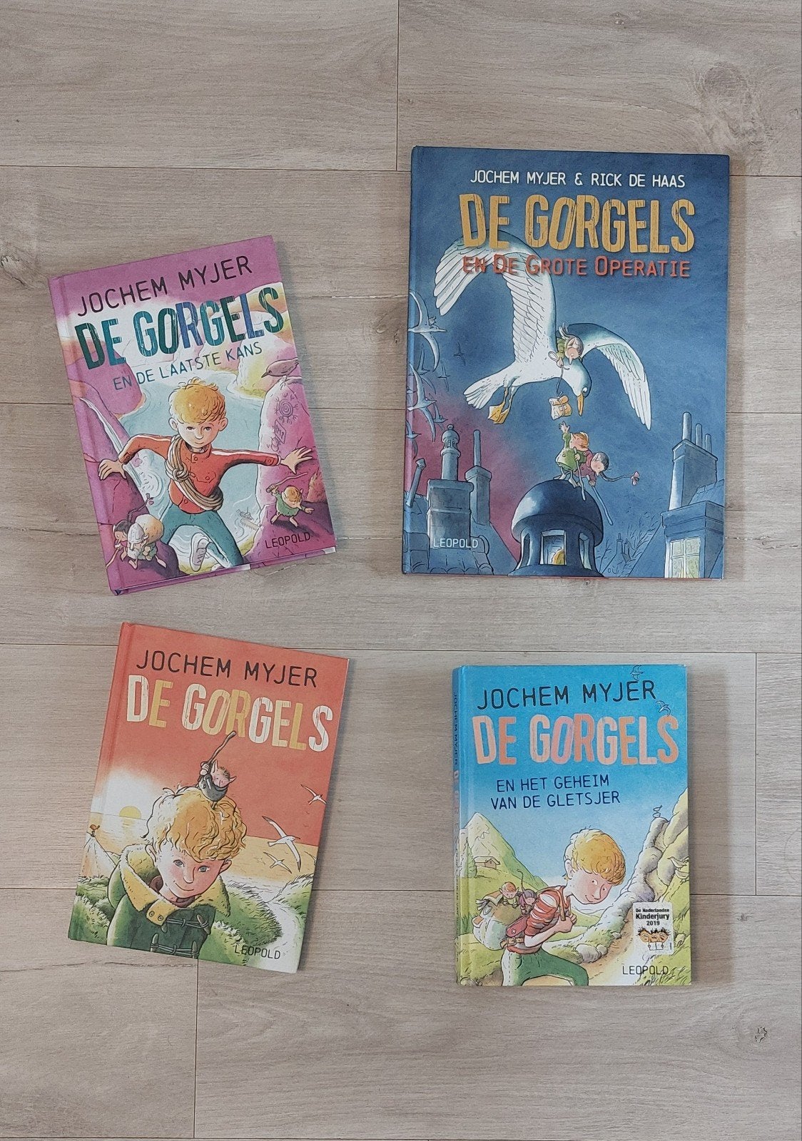De Gorgels boekenreeks - 4 delen van Jochem Myjer, Ophalen of Verzenden, Zo goed als nieuw, Fictie algemeen
