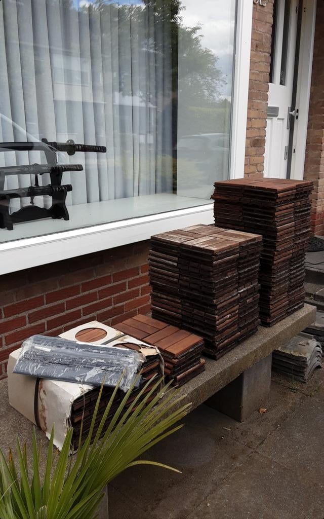 Ikea Runnen vlonder vlonderdelen terrastegels, Tuin en Terras, Ophalen