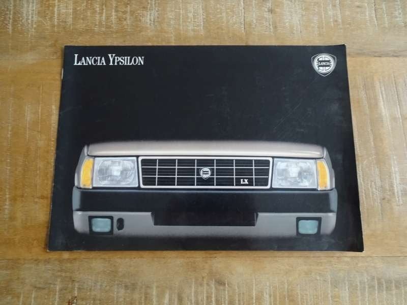 Lancia Ypsilon - Folder Brochure - NL - Druk 1986, Verzenden, Gelezen, Overige merken