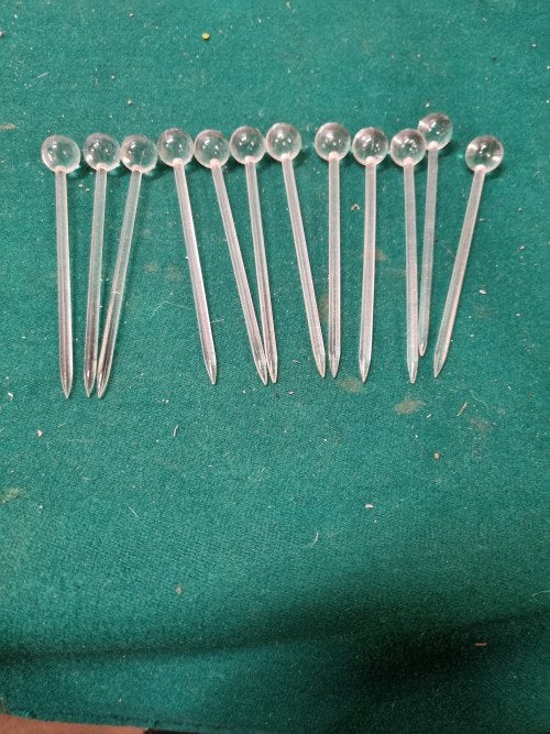 cocktailprikkers met bol 12 stuks, Ophalen of Verzenden, 'T Olde Gre-j, Info@toldegrej.nl, Endepoelstraat 20f Didam