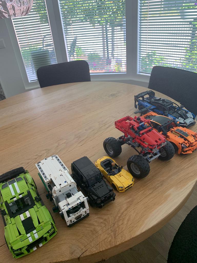 Lego Auto's: Monster Truck, Corvette & McLaren etc, Gebruikt, Lego, Ophalen of Verzenden, Technic