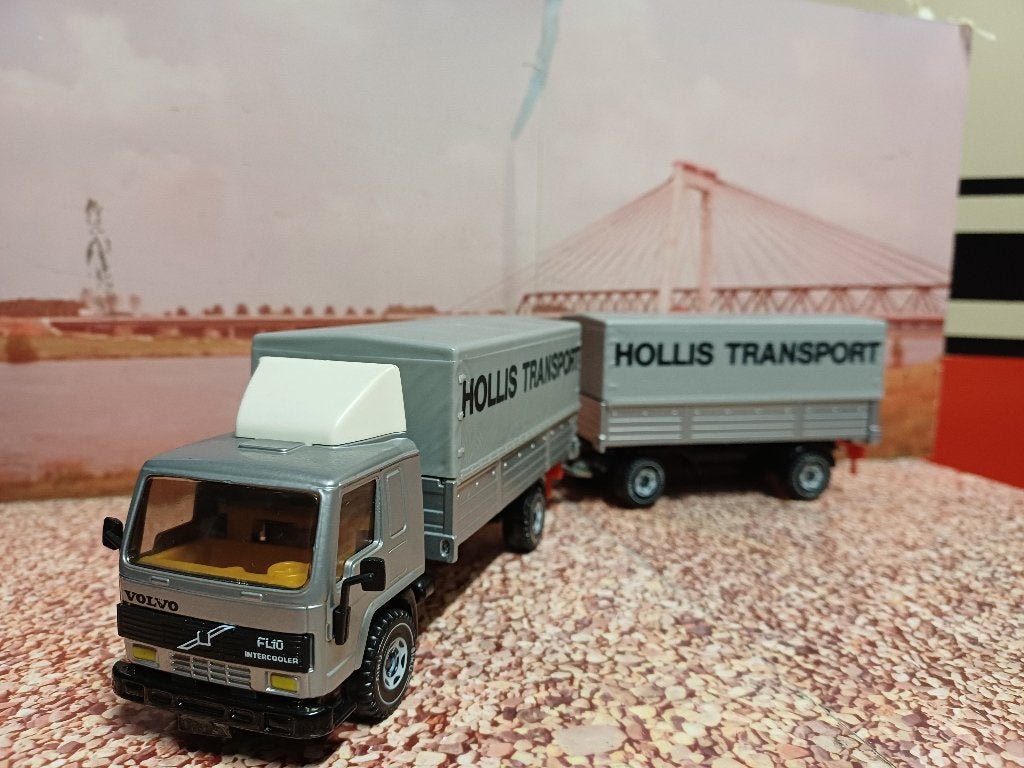 siku volvo FL 10 Hollis transport, Ophalen of Verzenden, Zo goed als nieuw, Bus of Vrachtwagen, SIKU
