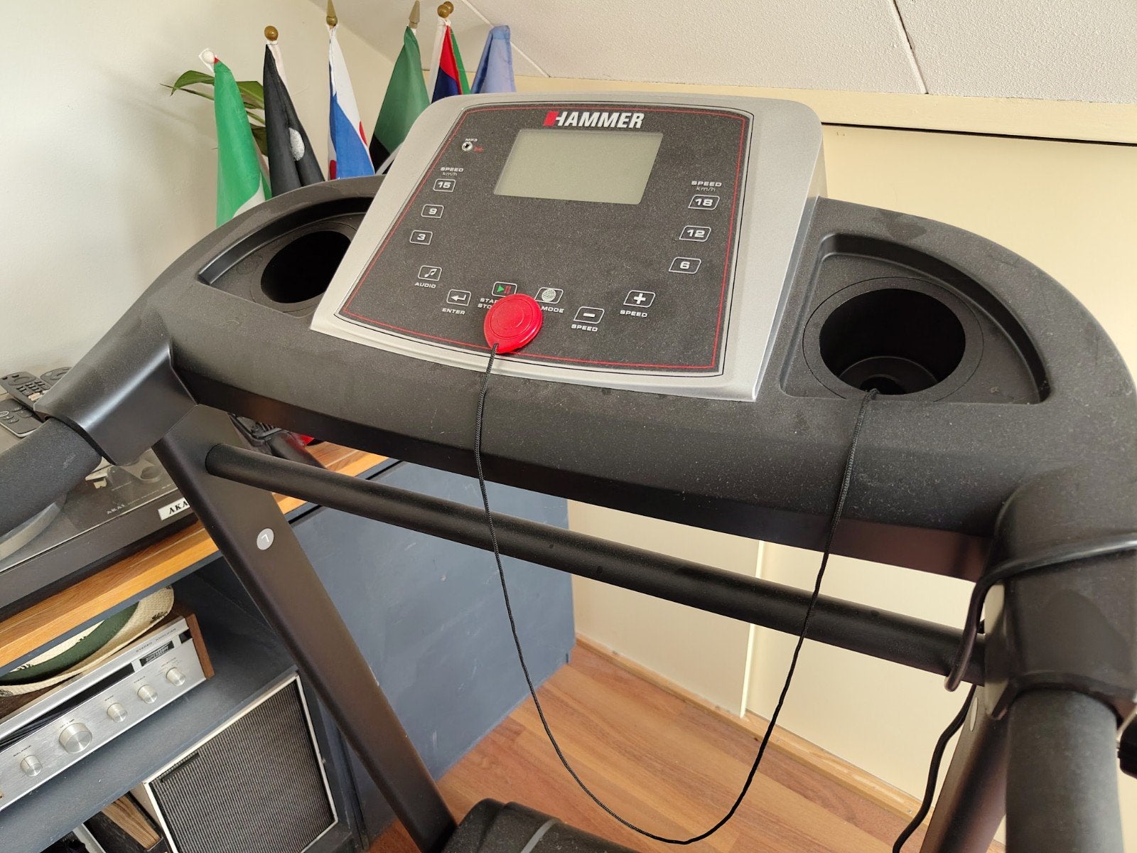 Hammer Loopband Race Runner 2000, Ophalen, Zo goed als nieuw, Metaal, Loopband