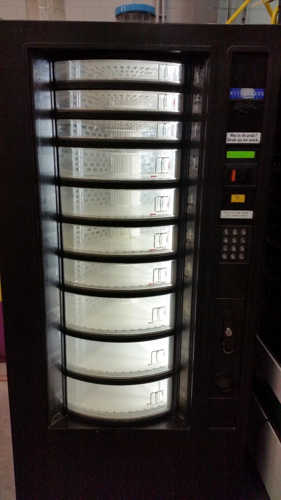 trommel automaat gekoeld, Verzamelen, Ophalen