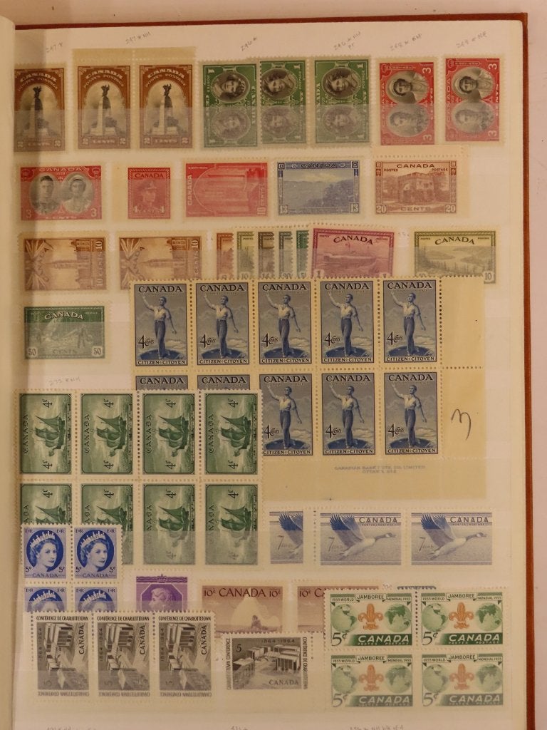 CANADA - klein ouder kavel - deels veldeeltjes - (J202), Ophalen of Verzenden, Buitenland