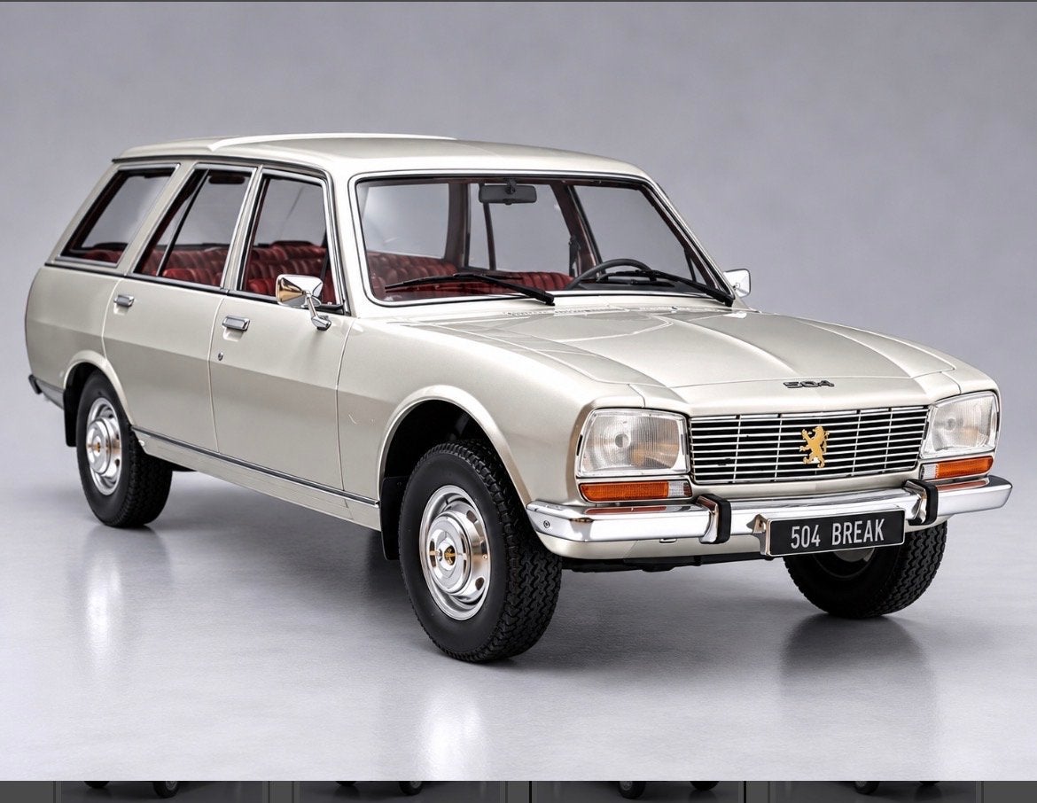 Peugeot 504 GR Break - MCG 1:18 Modelauto, Ophalen of Verzenden, Nieuw, Auto