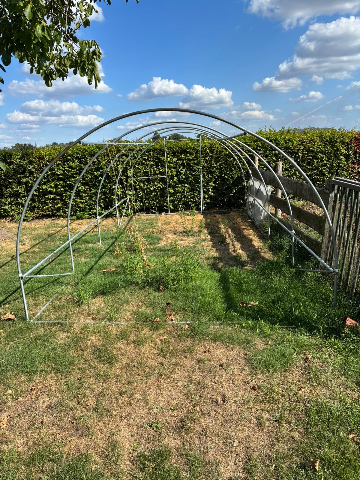 Hobby kas frame, Ophalen of Verzenden, Glas, Zo goed als nieuw, Aluminium