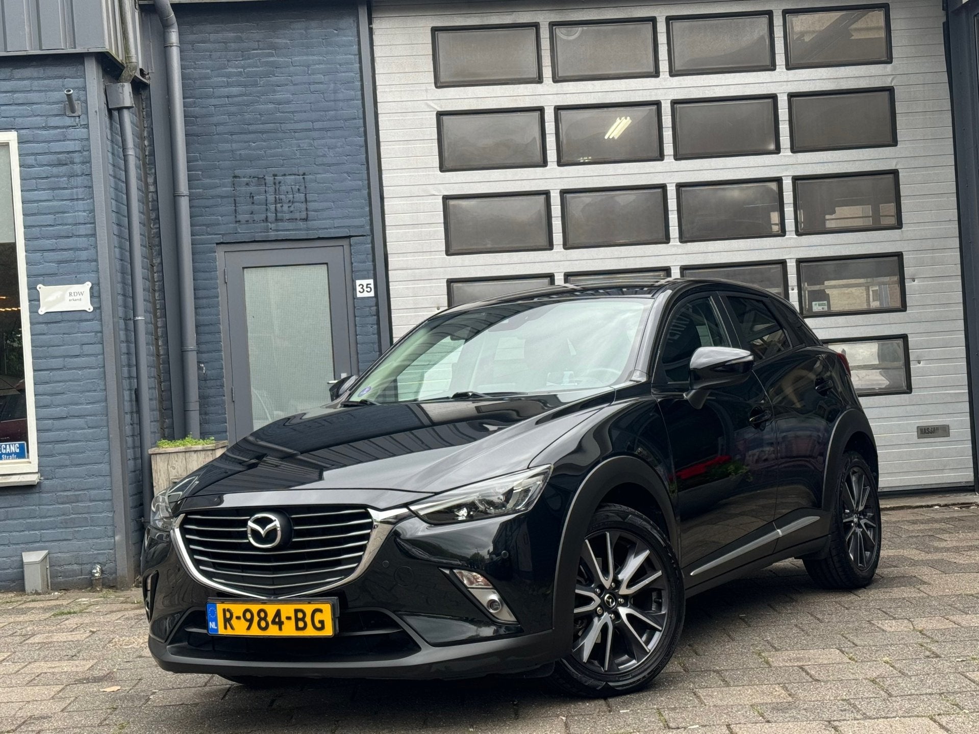 Mazda CX-3 2.0 SkyActiv-G 120 TS+ | Clima | Camera | Leer |, Auto's, 1998 cc, Euro 6, 4 cilinders, Zwart