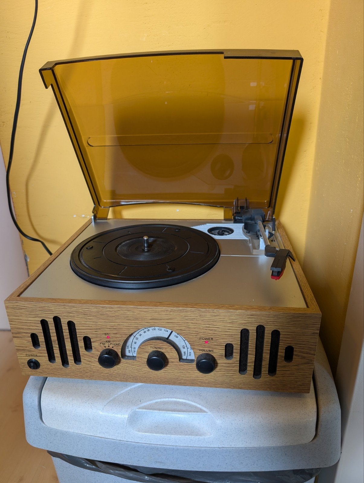Radio Platenspeler - Vintage Stijl, Audio, Tv en Foto, Ophalen, Gebruikt, Platenspeler, Overige merken