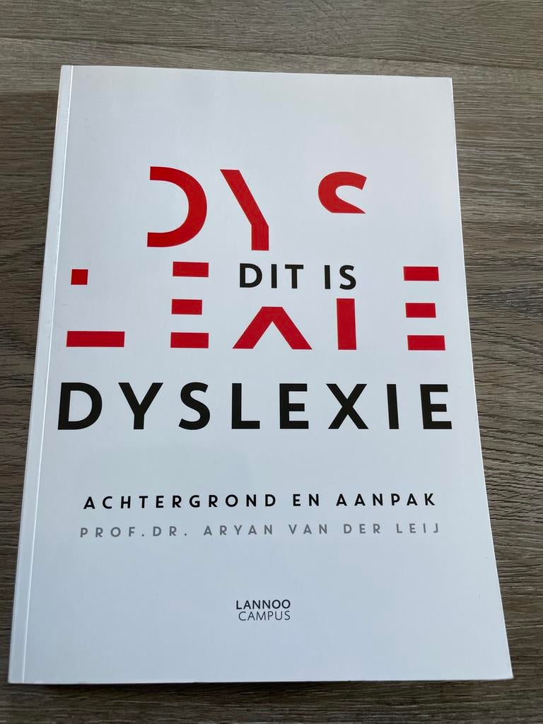 Aryan van der Leij - Dit is dyslexie, Ophalen of Verzenden, Zo goed als nieuw, Aryan van der Leij