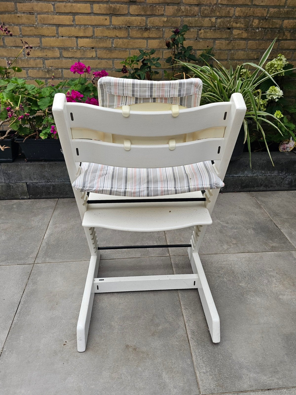 Stokke Tripp Trapp meegroeistoel met kussens, Ophalen, Gebruikt, Meegroeistoel, Stoelverkleiner